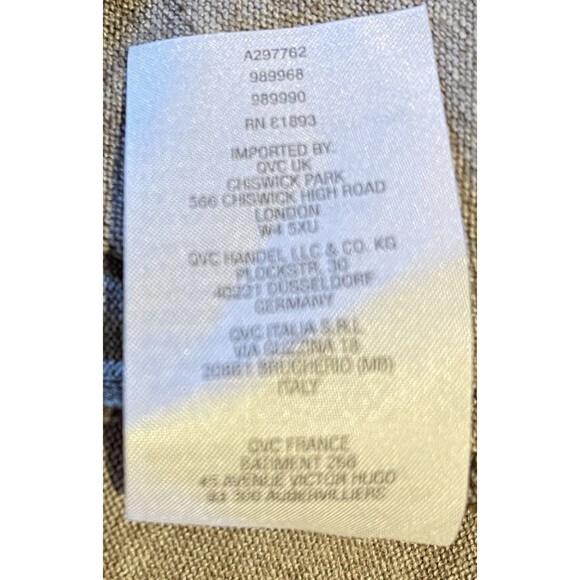 DENIM & CO. Floral Print Stretchy Brown Knit Tunic/Sweater Women's 1X - Picture 9 of 9